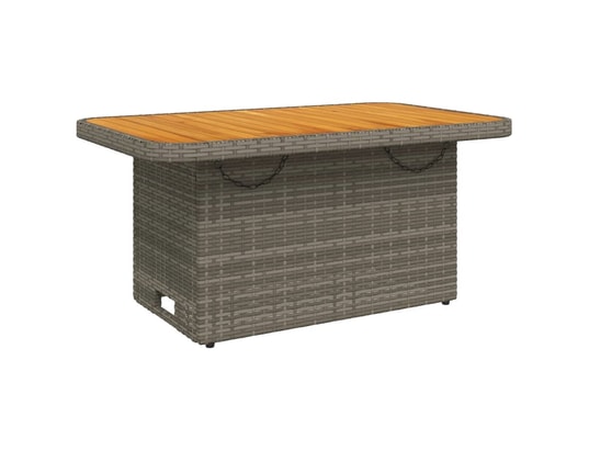 LES TENDANCES - Salon extérieur Salon de jardin-gris-4 places-57x66x93-451727