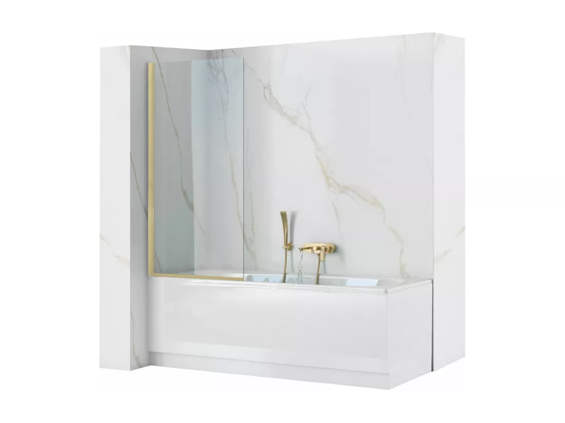 Pare-Baignoire Rea Elegant 70 Brush Gold
