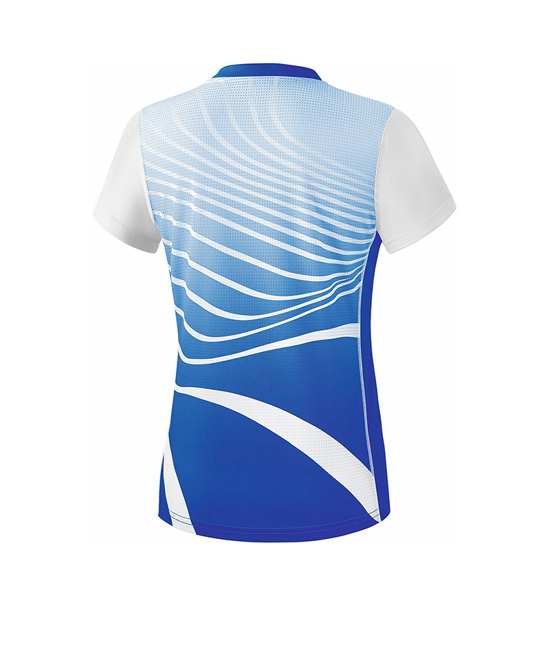 Erima T-Shirt Running Damen Blau Weiss
