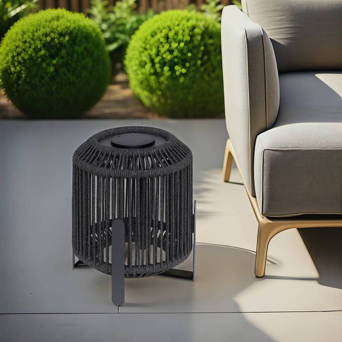 Lanterne solaire LINY Graphite