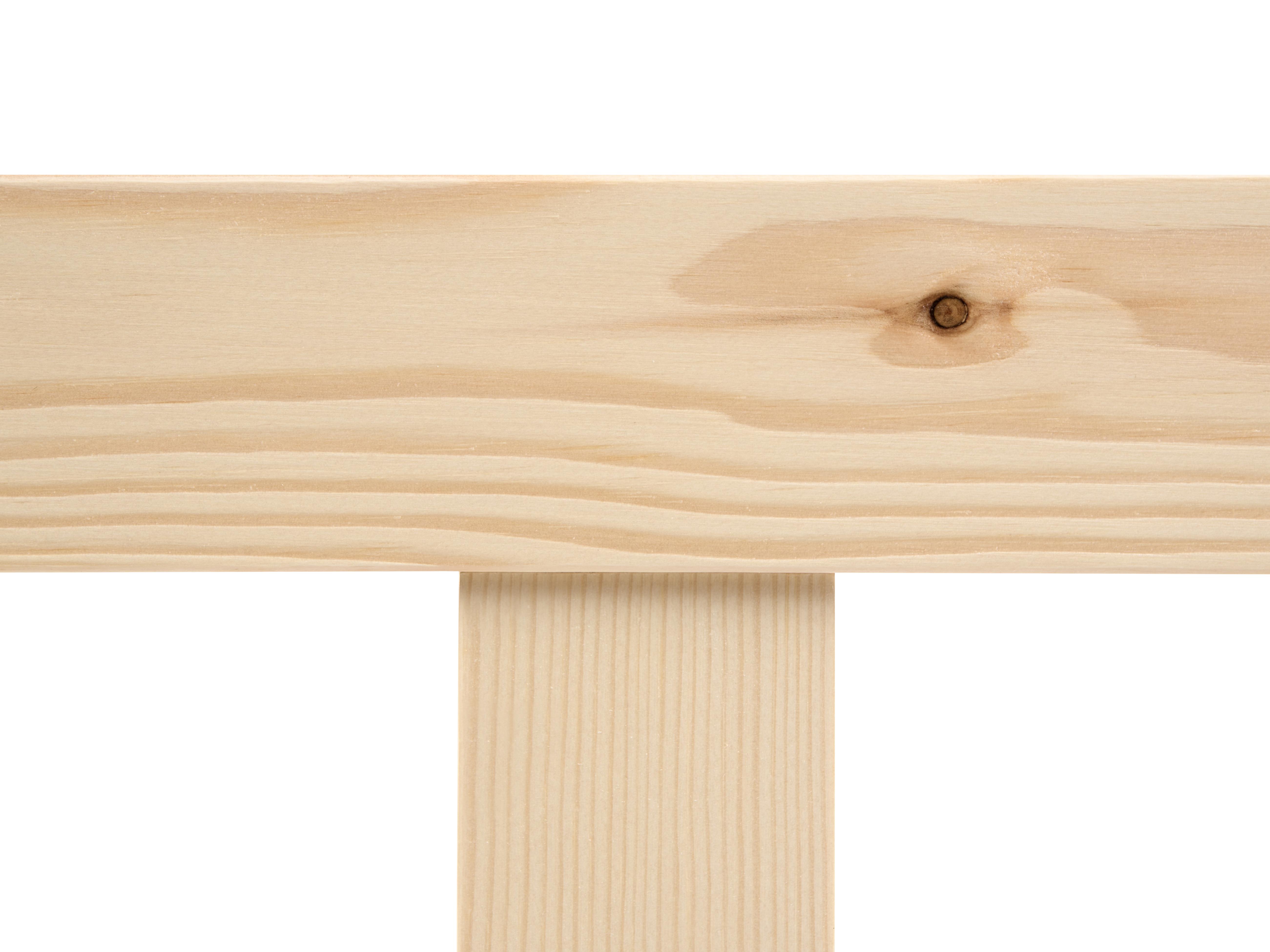 Kinderbed Dennenhout AURIBEAU 90 x 200 cm Lichtbruin