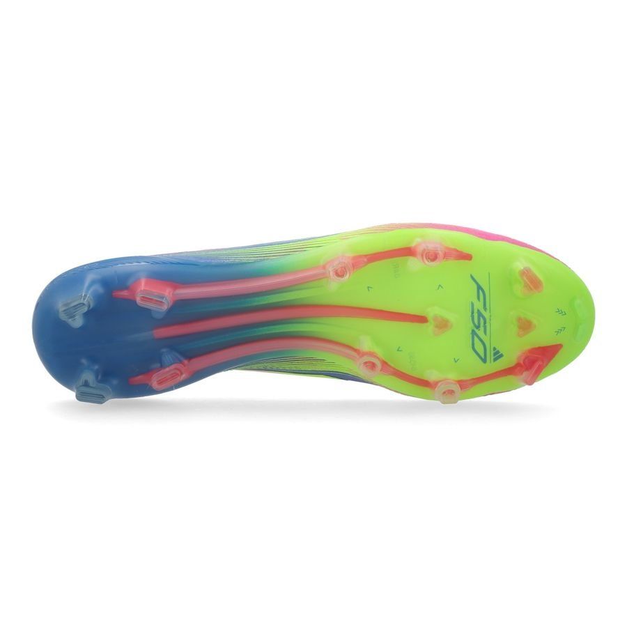 adidas F50 Elite Laceless FG Celestial Victory - Blue Fusion/Lucid Lemon/Lucid Pink