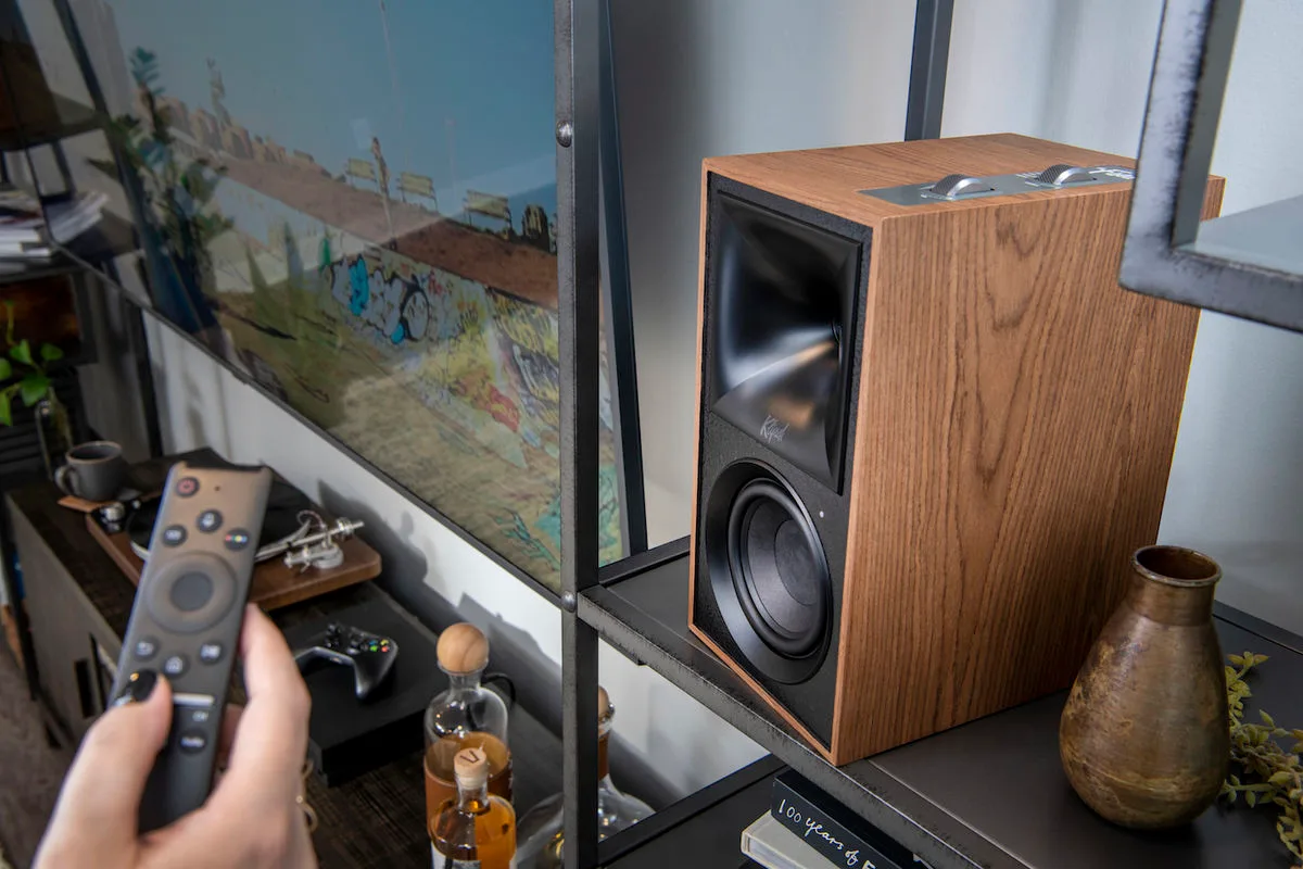 Klipsch The Fives Noyer Enceintes sans fil hi-fi