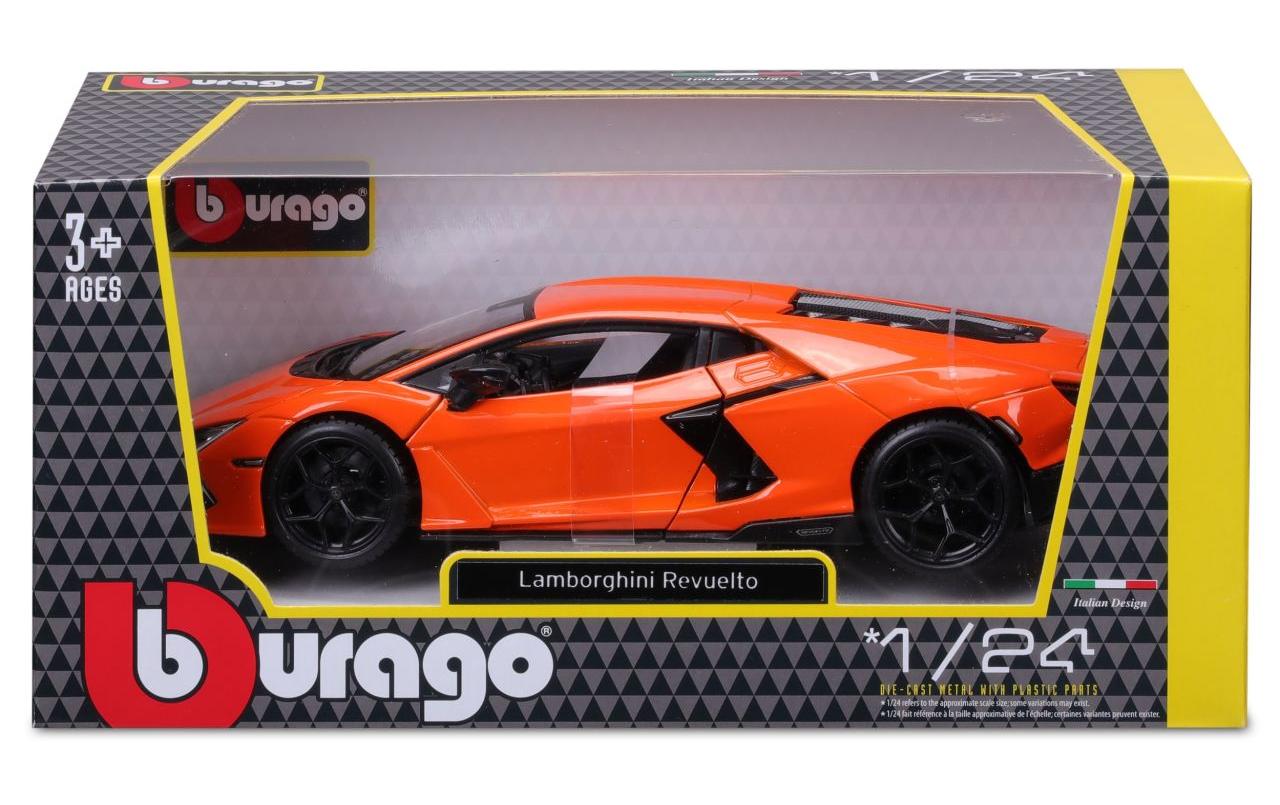 Lamborghini Revuelto Orange 1:24Sammlermodell im Massstab 1:24