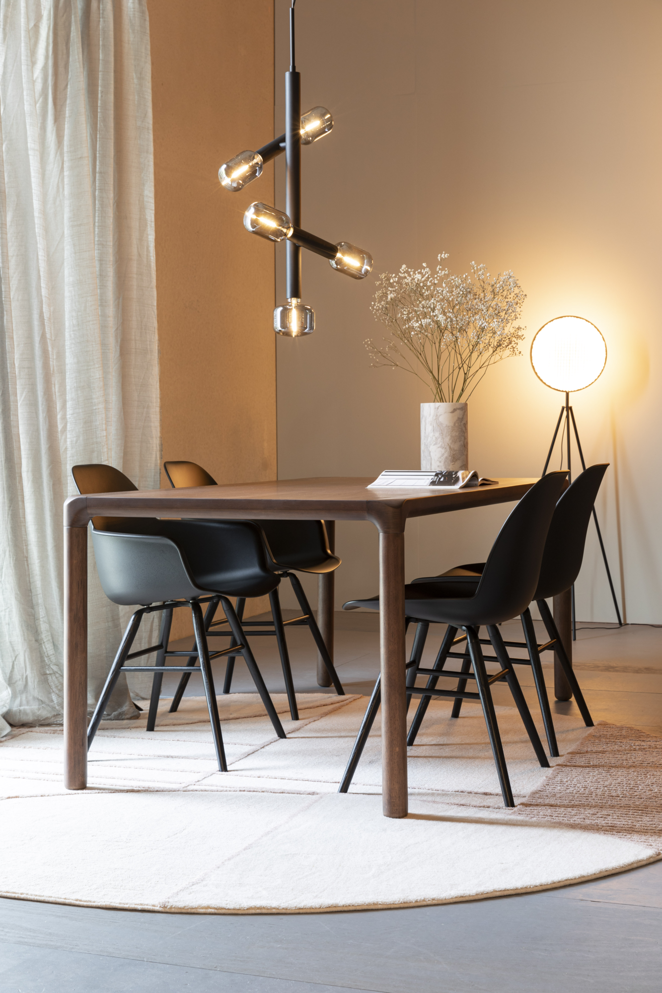 Zuiver vloerkleed Bliss grijs/blauw rond 240cm