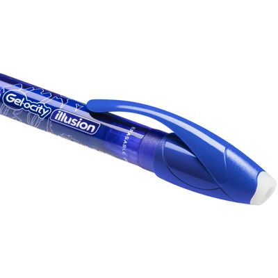 Bic Gelocity Illusion - Roller effaçable - 0,7 mm - bleu