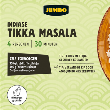 Jumbo Indiase Tikka Masala Verspakket 4 Personen