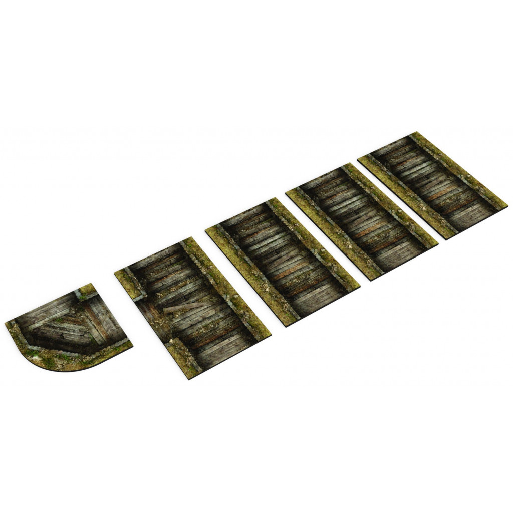2D modular rivers - Trenches