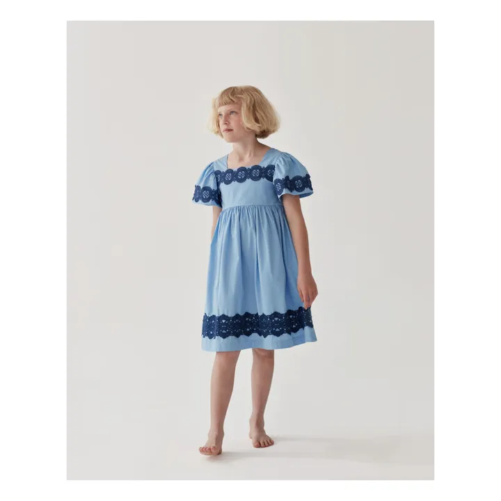 The Middle Daughter Robe Dentelle | Bleu