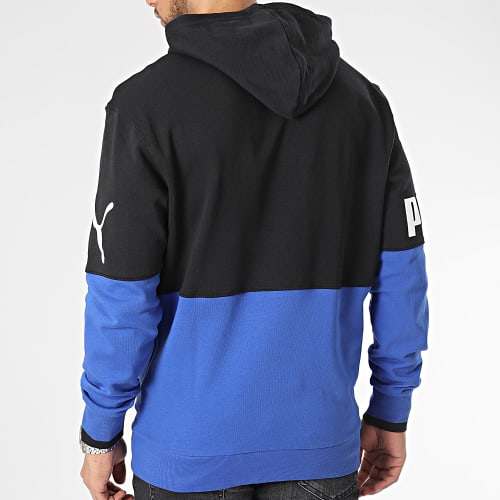 Sweat Capuche 673325 Noir Bleu