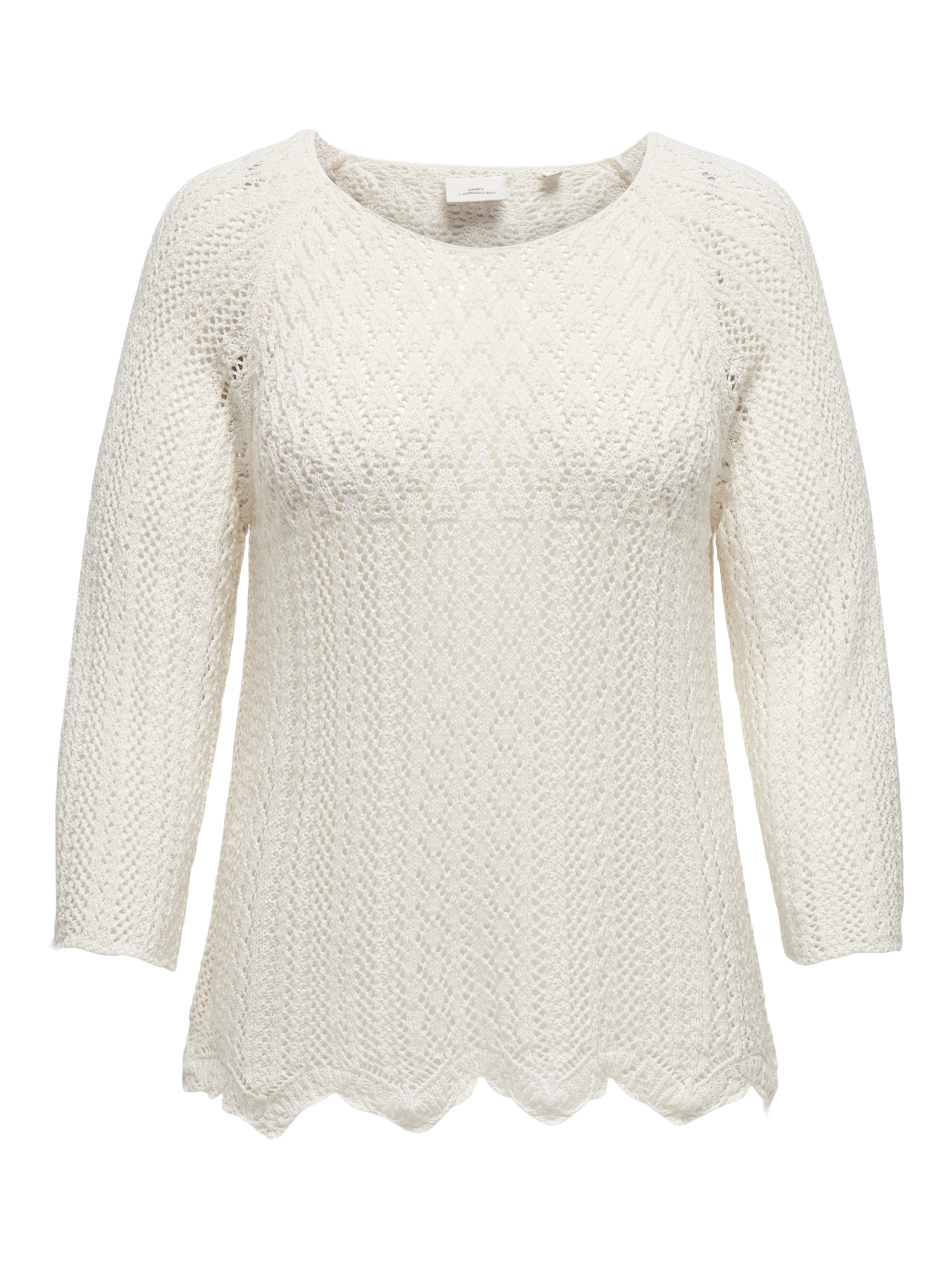 ONLY CARMAKOMA Strickpullover »CARNOLA LIFE  3/4 PULLOVER KNT NOOS«