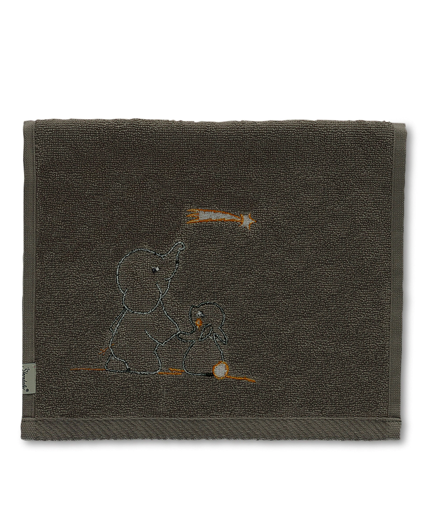 Handtuch EDDY ELEFANT (50x30) 2er Set in braun