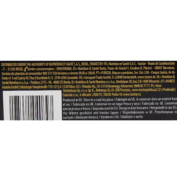 Barras energéticas de chocolate Isostar Pulse, 6 unidades