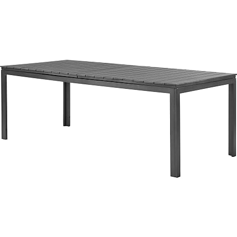 Lakewood udtræksbord 95 x 230/287 cm. Sort
