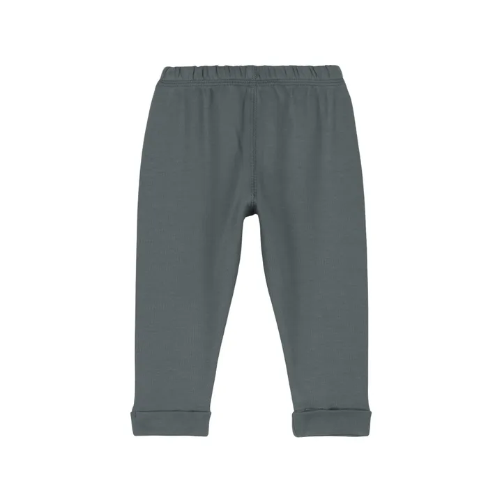 Studio Bohème Legging Rom Pom Uni | Bleu gris