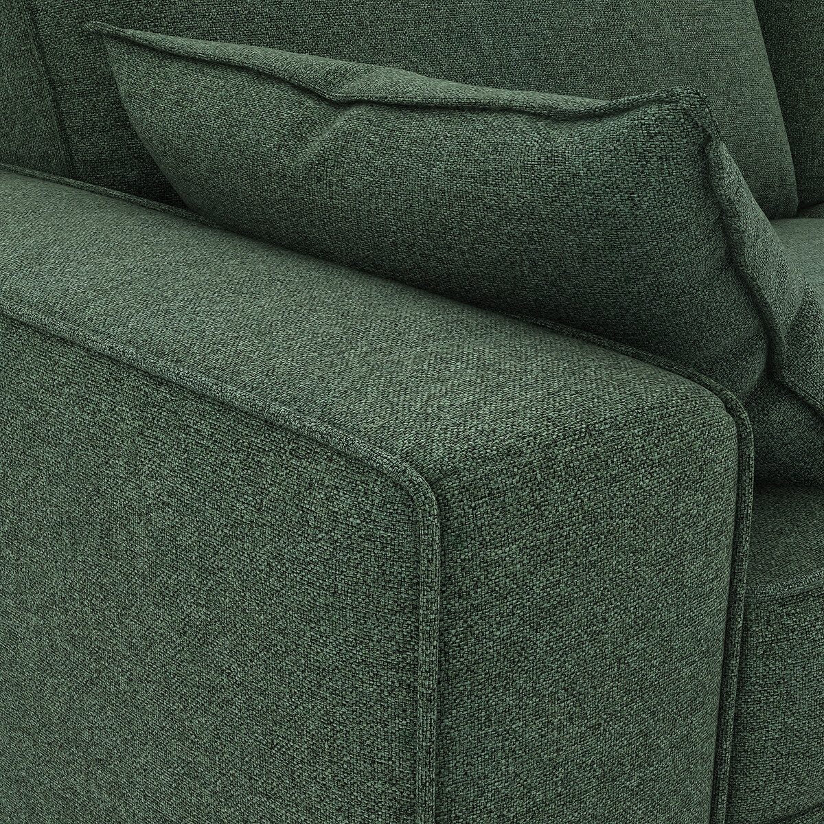 LA REDOUTE INTERIEURS<br>Cama-banco em tecido terra texturizado, mousse, Cecilia