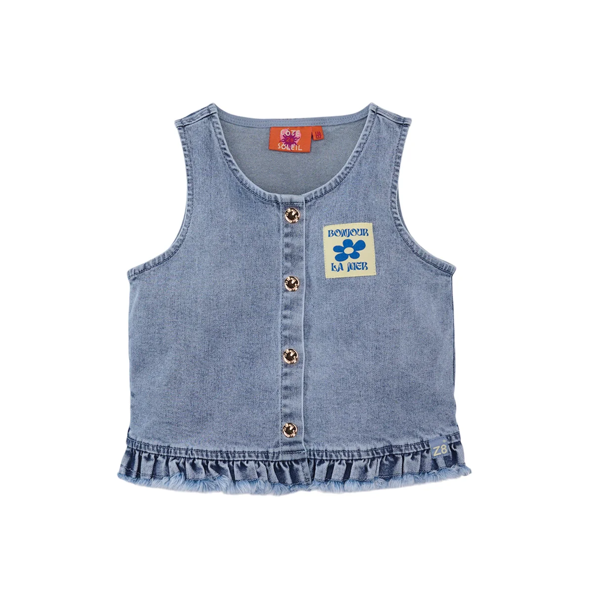 Z8 kids Z8 kids Gilet Cateleya blue denim