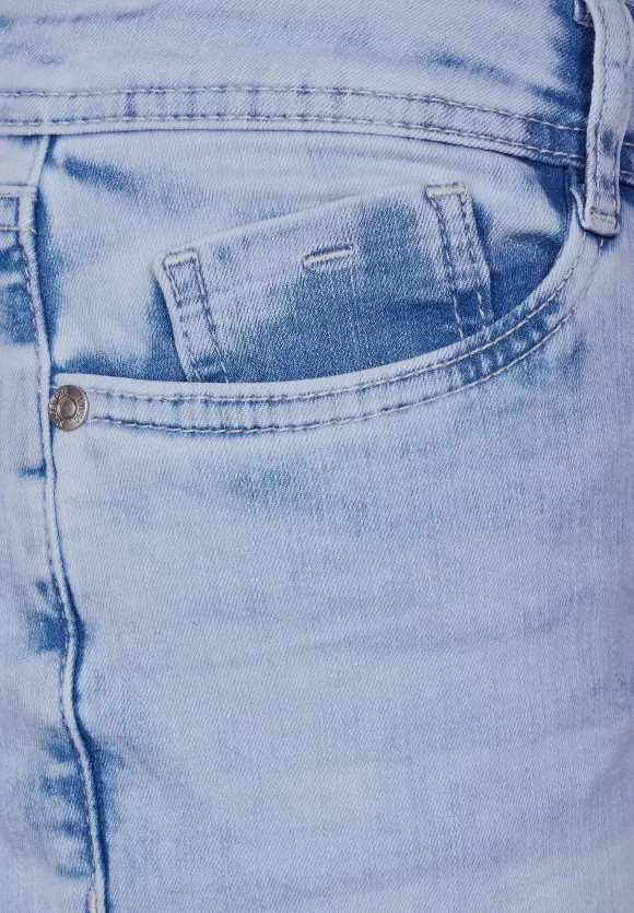 Casual Fit Jeans - heavy indigo bleach