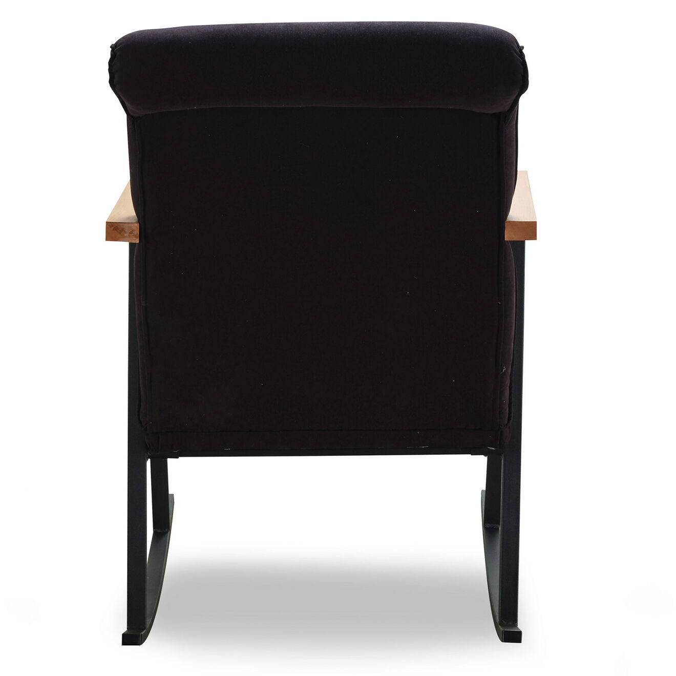 Atelier del Sofa Chaise à bascule Yoka noire - 100x55x65 cm