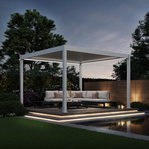 Weide Pergola LED E-Deluxe 3,6x4, ca.