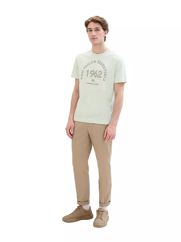 TOM TAILOR T-Shirt hellgrün