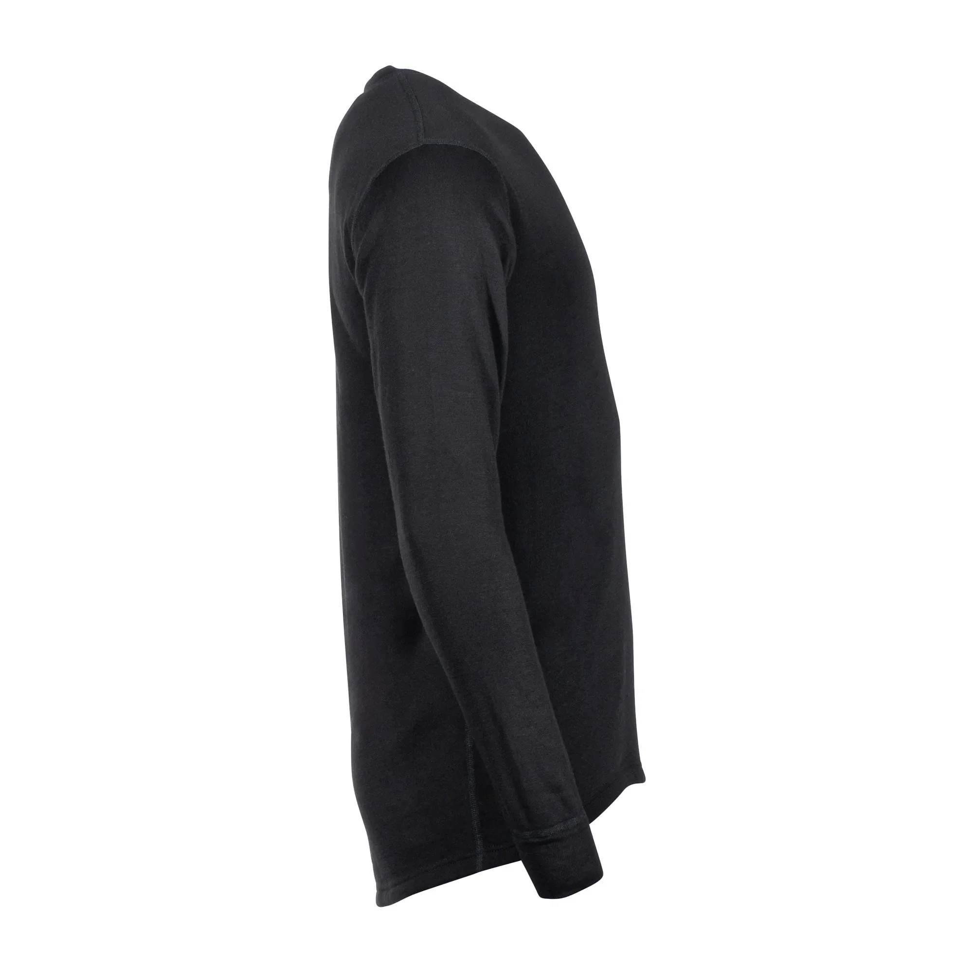 Aclima -  Aclima Sweatshirt WoolTerry Crewneck jet black