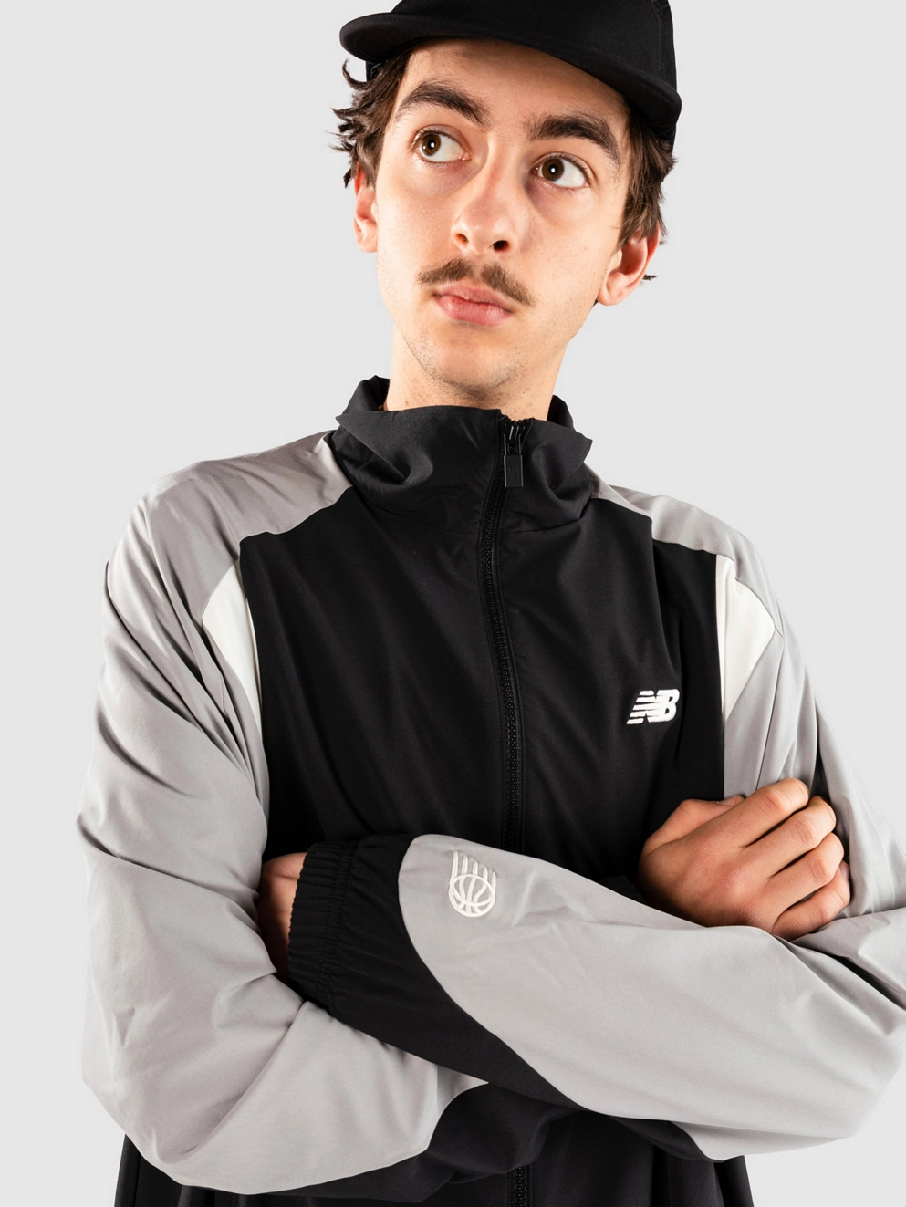 New Balance Woven Track Jacket black