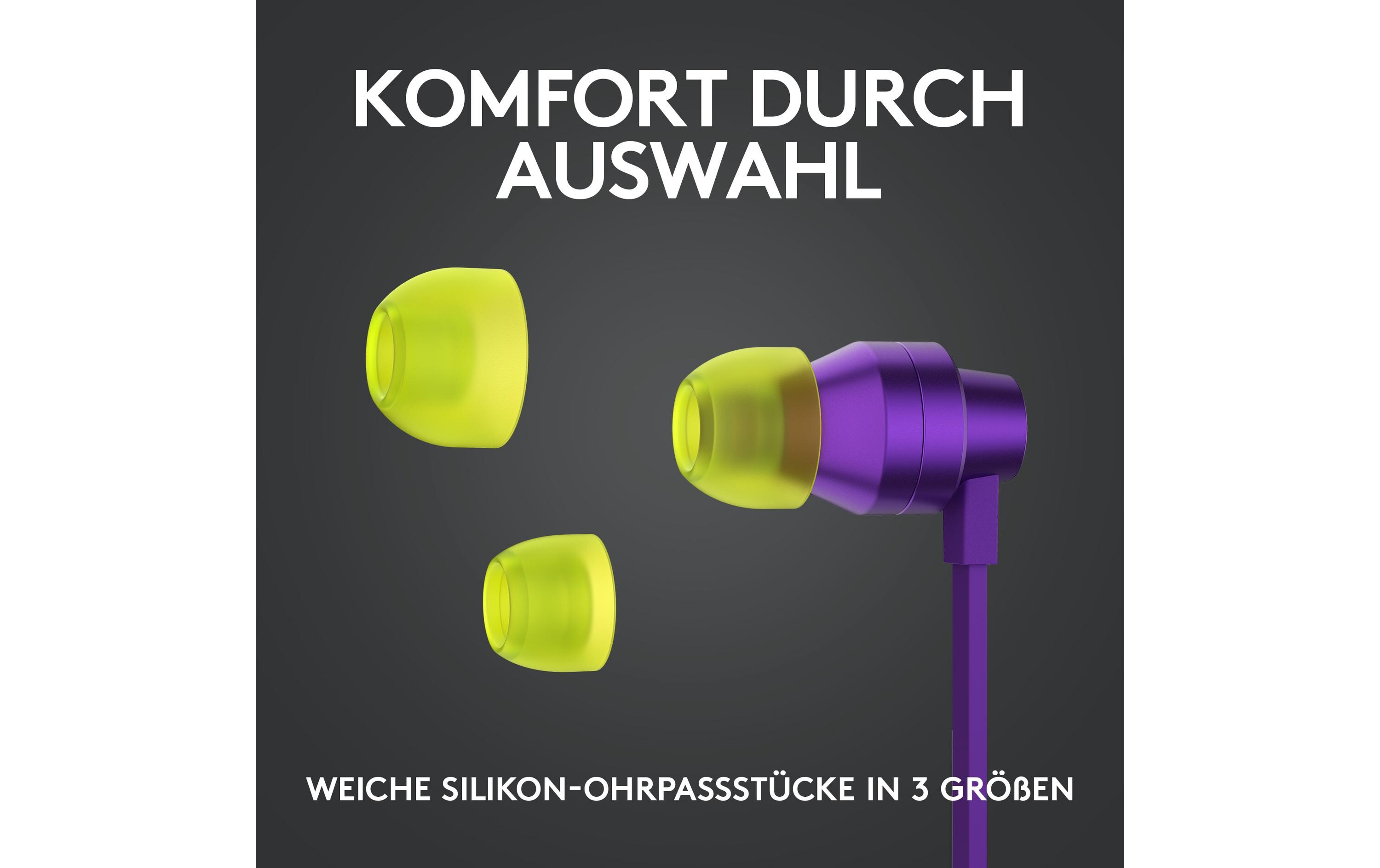 Headset G333 Gaming ViolettGaming-Ohrhörer für klare Kommunikation auf PC, Konsolen und Mobilgeräten