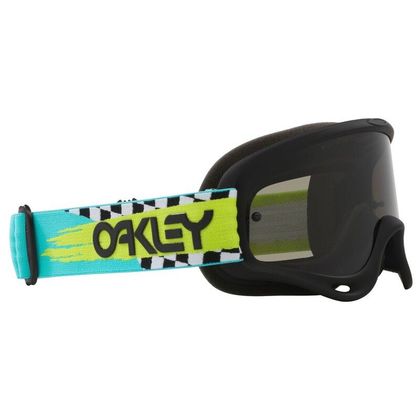 Masque cross Oakley O Frame MX TEAL CHECKS 2025 - Noir / Gris