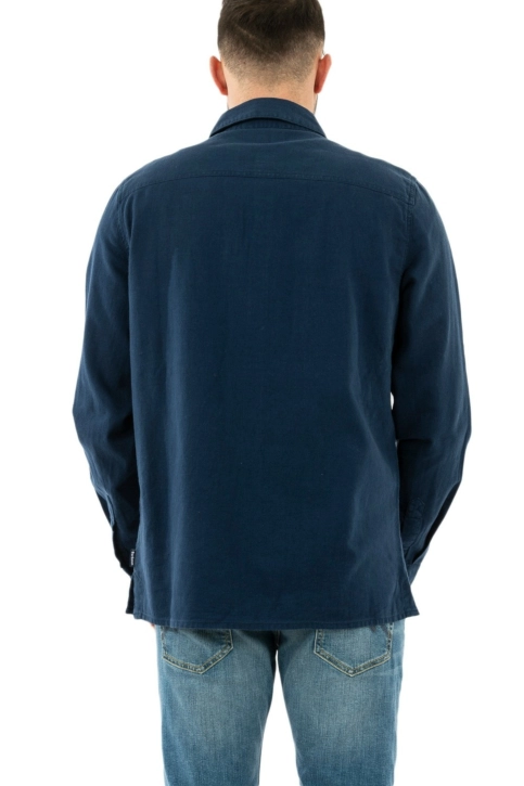 chemise barbour mos0090 bl54 indigo