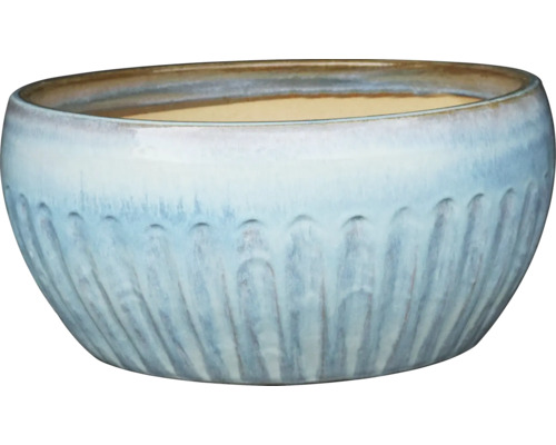 Elite Fanwave plantenbak Ø 44 cm H 21 cm blauw