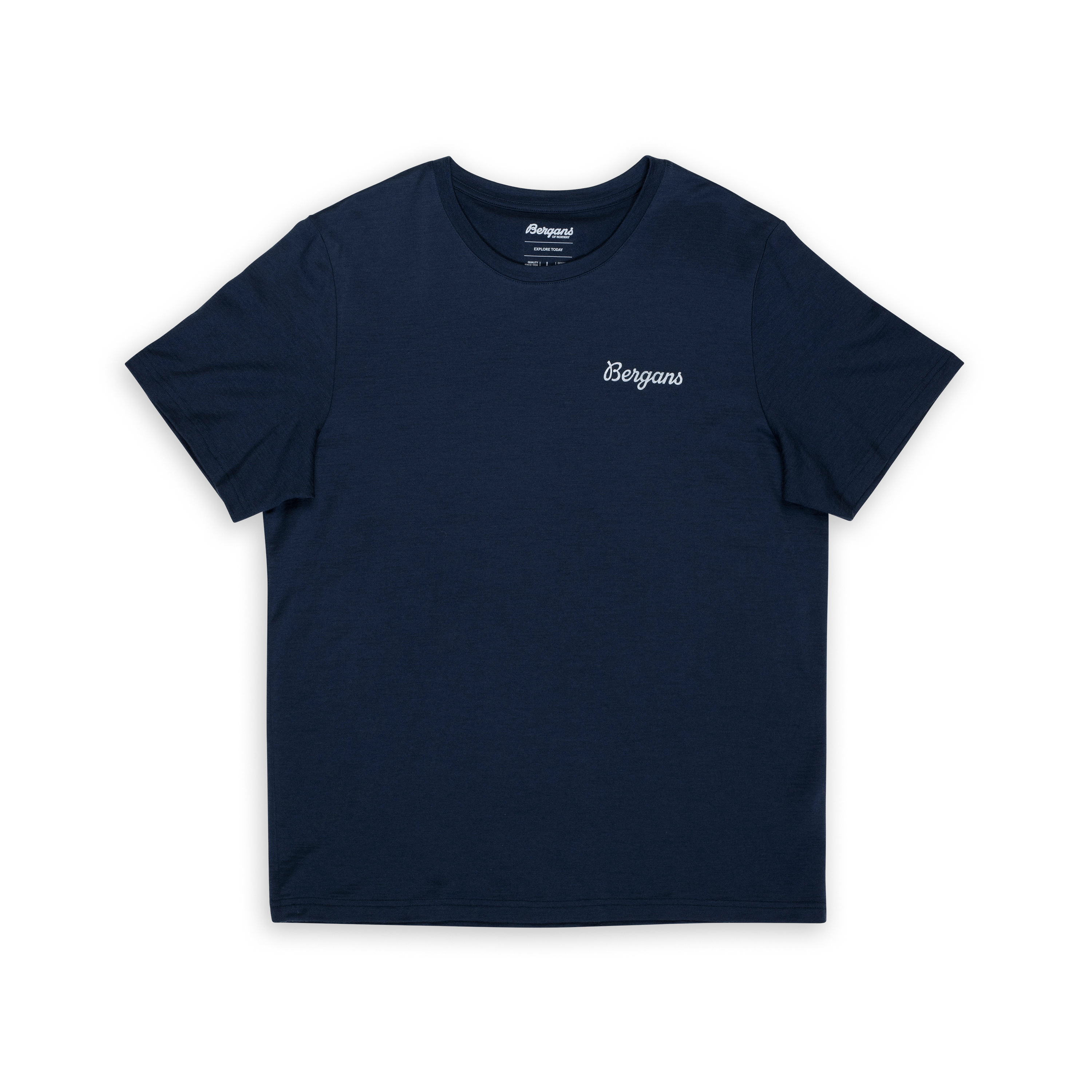 Rabot Emblem Wool Tee Men Navy Blue