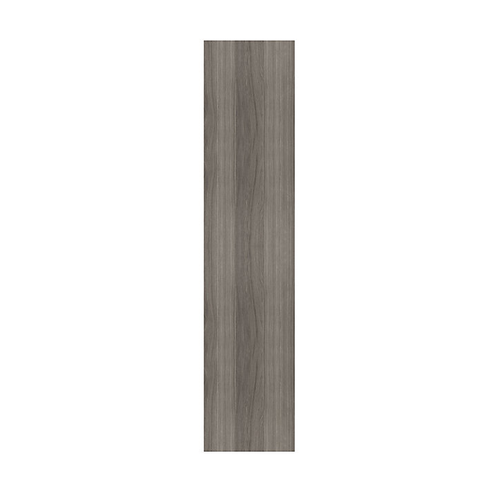 Porte battante effet chêne grisé GoodHome Atomia H 224,7 x L. 49,7 cm