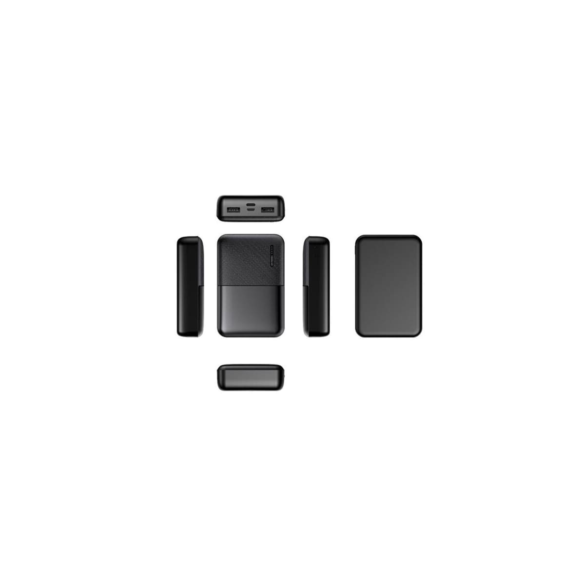 Powerbank 10000 mAh med 2xUSB og 1xUSBC