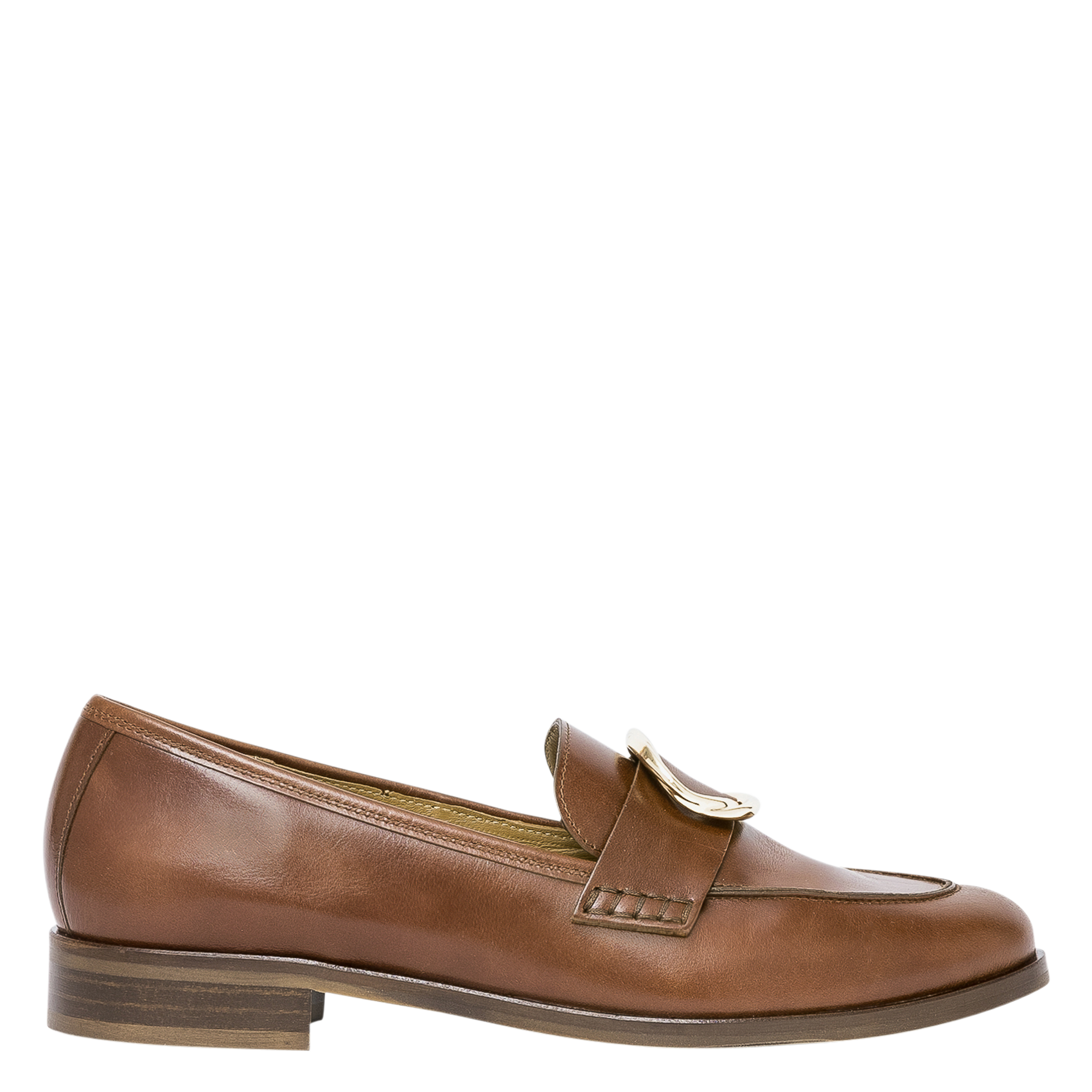 AGLAE - Mocassins en cuir lisse | Marron