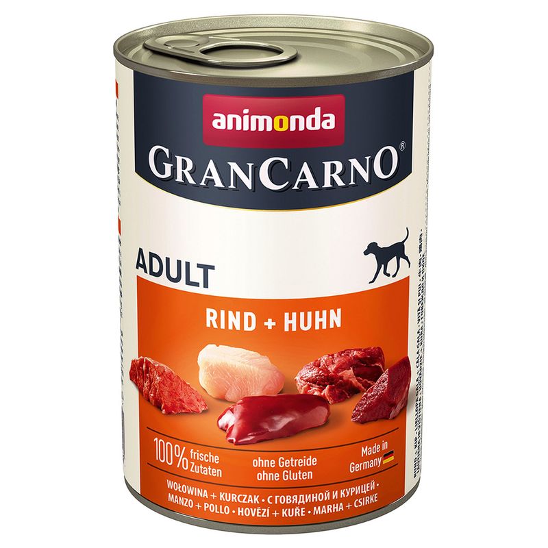 Lot mixte animonda GranCarno Adult 48 x 400 g