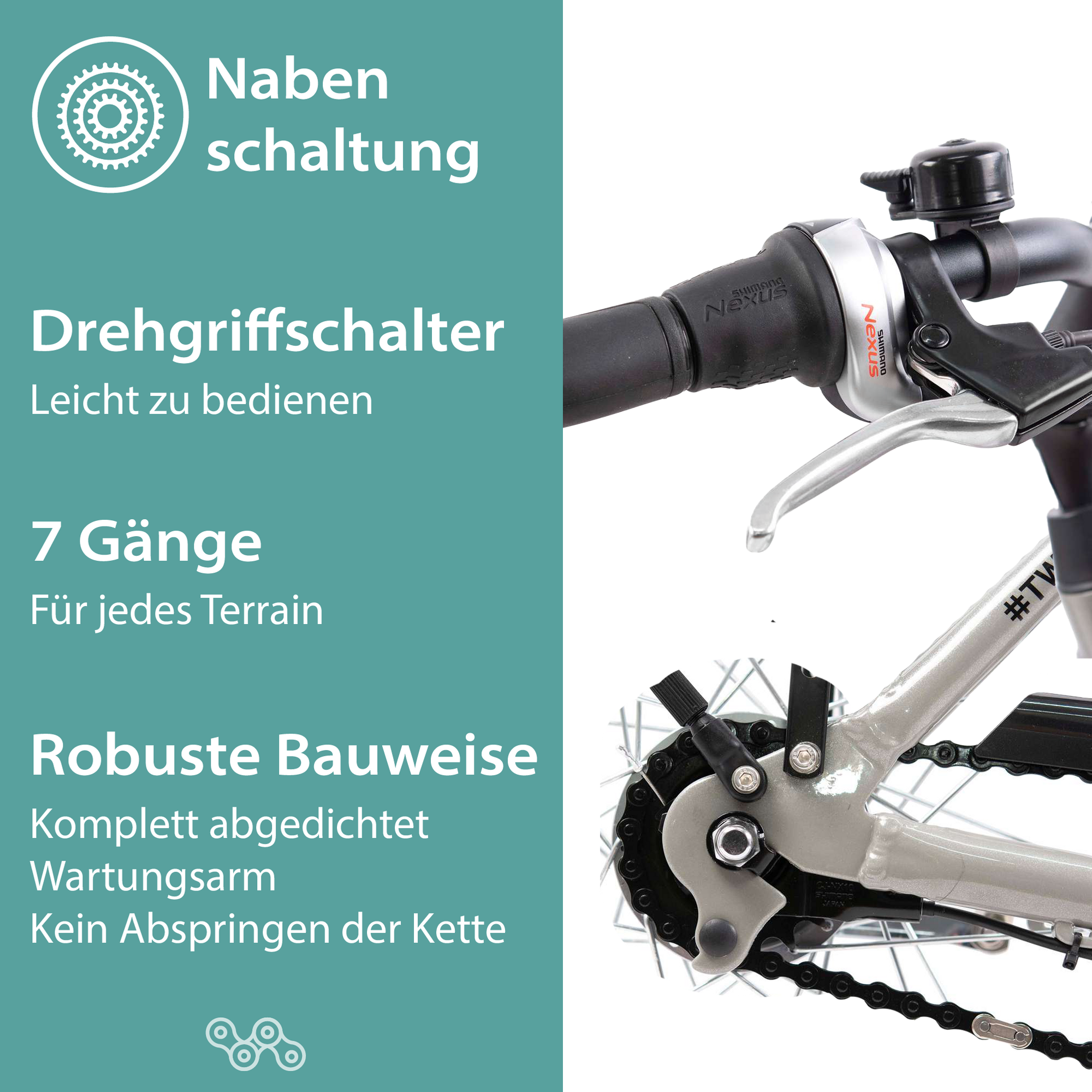 Tretwerk Cloud E Bike Damen 28 Zoll Elektrofahrrad 155 - 175 cm retro Damenfahrrad mit Nabenschaltung