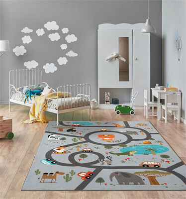 KMCarpets Animal Gulvteppe 120 x 160, Grå