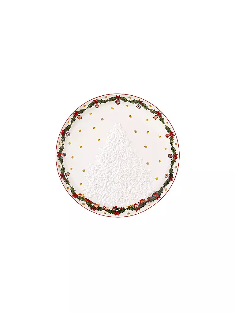VILLEROY & BOCH Toy's Fantasy Schale mit Schneemann Relief 26x24,5x4,4cm bunt