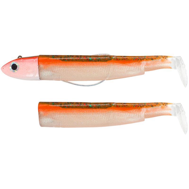 Kit Leurre Souple Arme Fiiish Combo Black Minnow 200 + Tete Plombee Off Shore