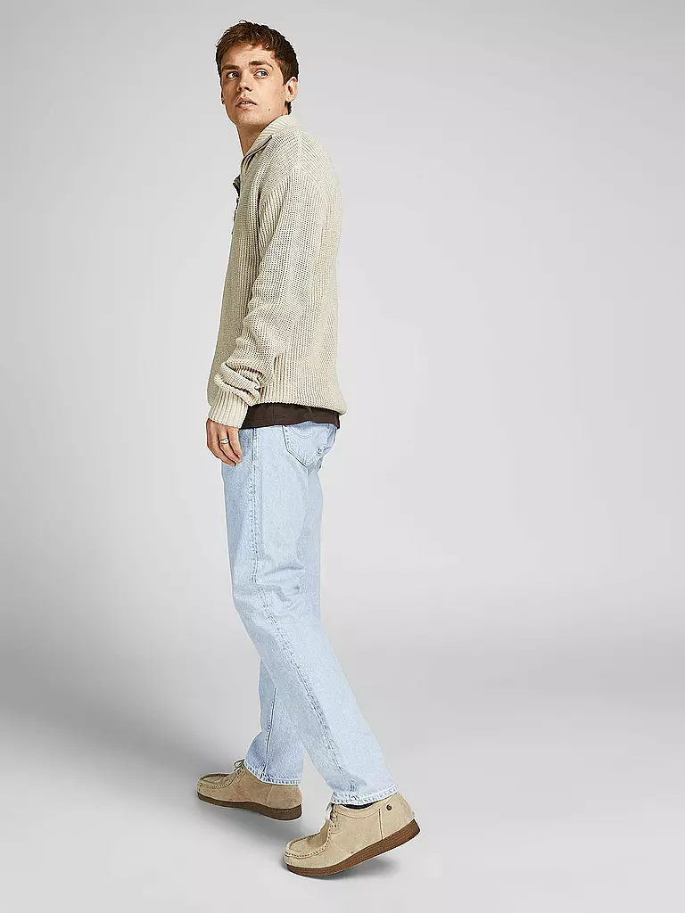 JACK & JONES Jeans Relaxed Fit JJICHRIS JJORIGINAL blau