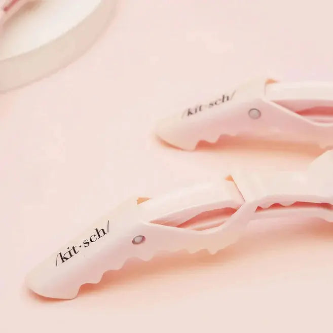 Recycled Plastic Crocodile Clip 3pc Blush