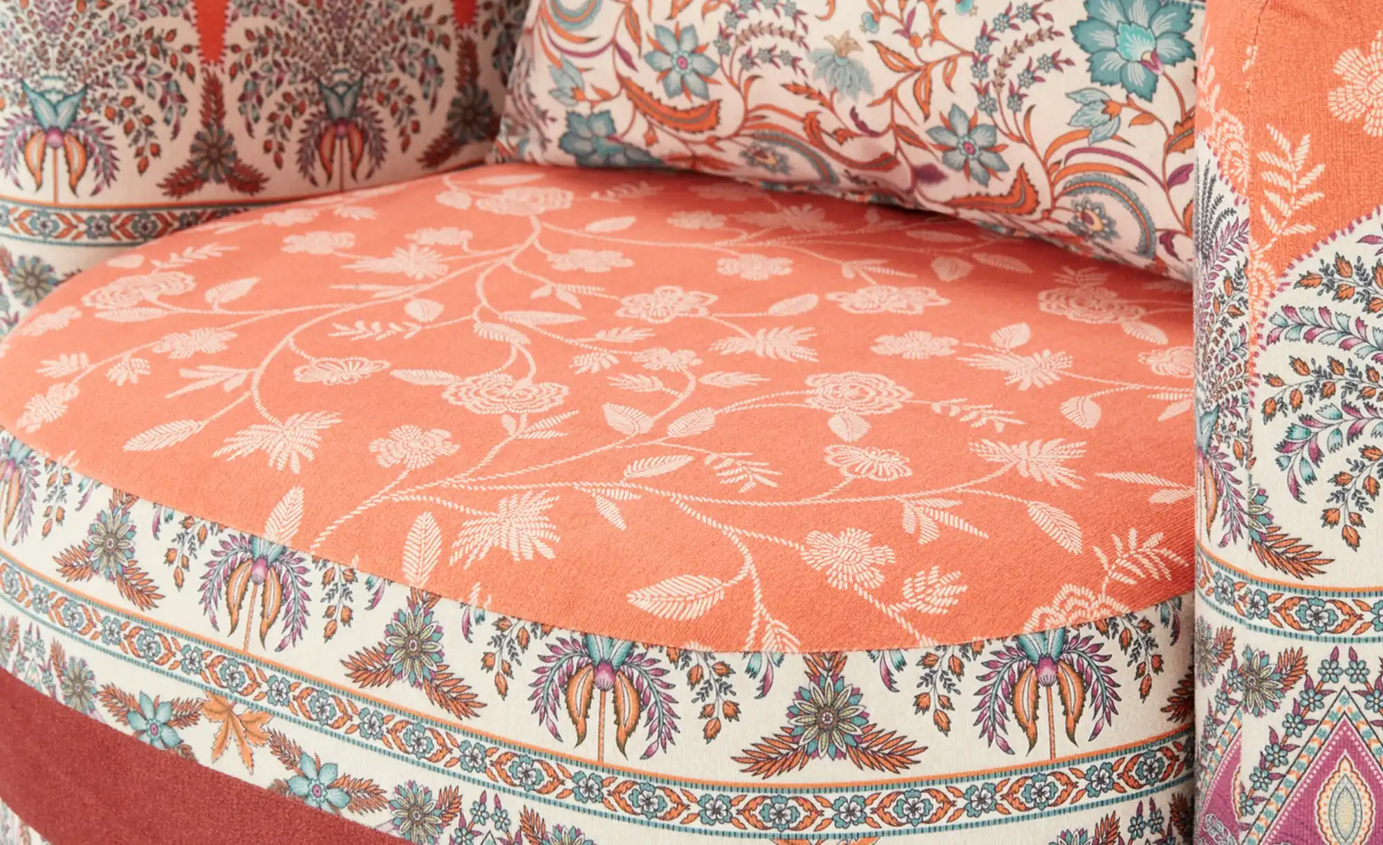 bassetti by SCHRÖNO Drehsessel aus Velours Murano
