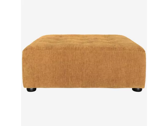 HABITAT - Canapé d'angle droit modulable en tissu - Jaune argile - Reiko