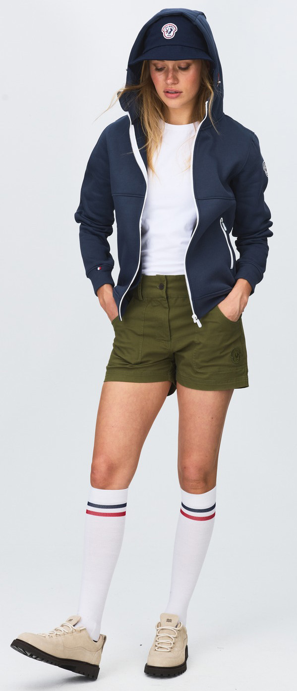 Myriam Zip Hood Dame 001/Navy