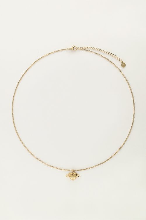 Starry ketting met hartjes planeet