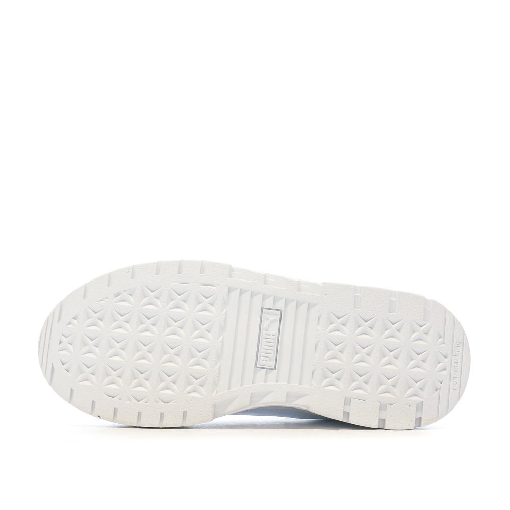 Puma Baskets Blanches Fille Puma Mayze Shiny 384795