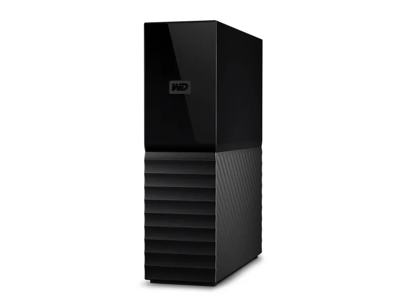 WD My Book WDBBGB0080HBK - Harddisk - krypteret - 8 TB - ekstern (stationær) - USB 3.0 - 256-bit AES - sort
