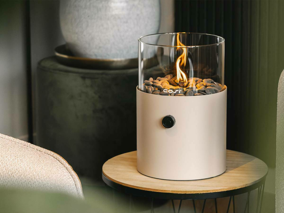 Cosi Fires Cosiscoop XL gaslantaarn - Sandy Beige