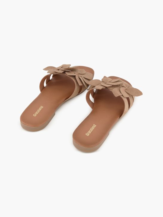 Graceland Pantolette beige